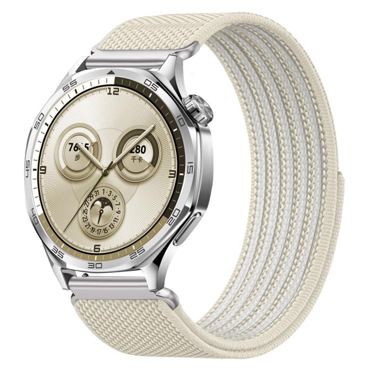Airy Mixed Nylon Loop Metal Connector Watch Band, 22mm, 20mm, 18mm