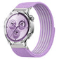 Airy Mixed Nylon Loop Metal Connector Watch Band, 22mm, 20mm, 18mm