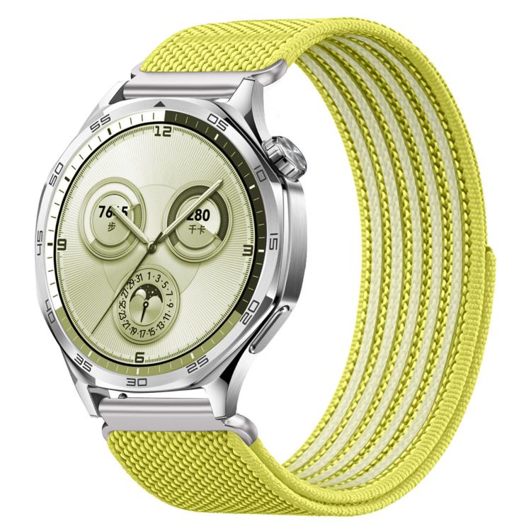 Airy Mixed Nylon Loop Metal Connector Watch Band, 22mm, 20mm, 18mm