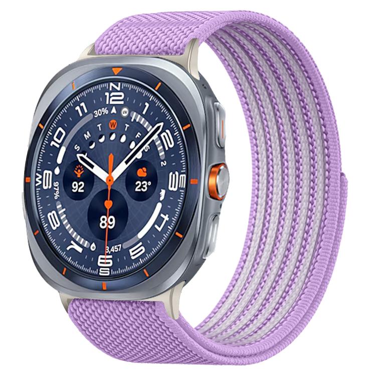 Airy Mixed Nylon Loop Metal Connector Watch Band, For Galaxy Watch Ultra2 2026 / 2025 / 1 2024