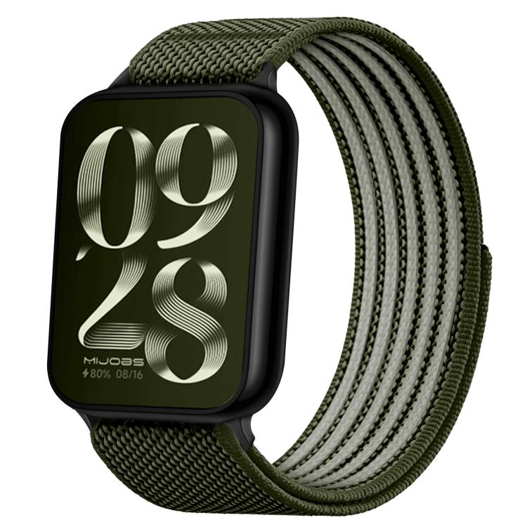 Airy Mixed Nylon Loop Metal Connector Watch Band, For Xiaomi Band  10 Pro / Redmi Watch 6 / 5