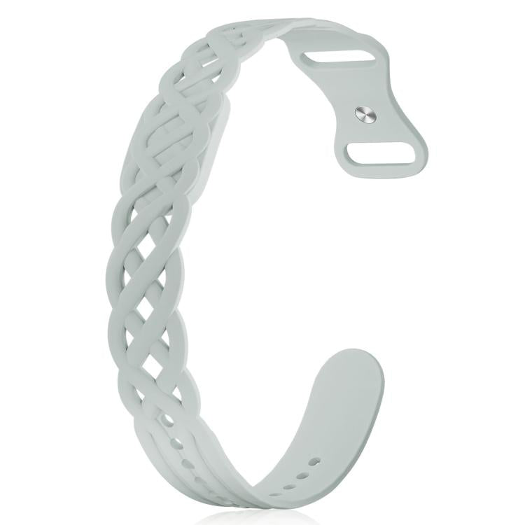 Vine Woven Design Butterfly Buckle Silicone Watch Band, For Google Fitbit Air