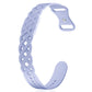 Vine Woven Design Butterfly Buckle Silicone Watch Band, For Google Fitbit Air