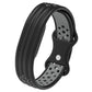 Perforated Butterfly Buckle Two Color Silicone Watch Band, For Google Fitbit Air