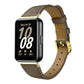 Slim Lychee-Textured Genuine Leather Watch Band, For Galaxy Fit3