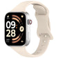 Slim Butterfly Buckle Solid Color Silicone Watch Band, For Xiaomi Band 10 Pro / Redmi Watch 6 / 5
