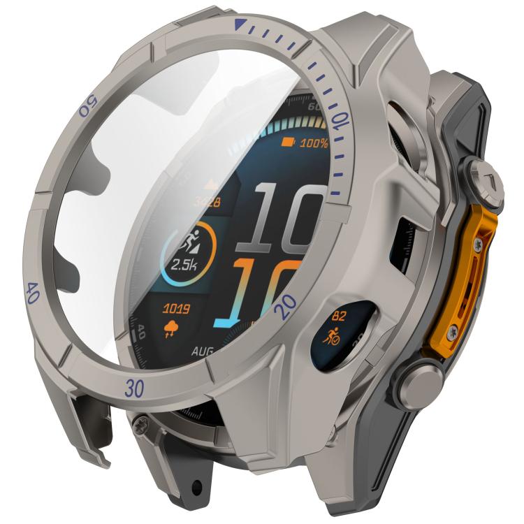 Premium Tempered Glass Film Integrated PC Watch Case, For Garmin Fenix 9 Pro 47mm MIP, For Garmin Fenix 9 Pro 51mm MIP, For Garmin Fenix 9 Pro 51mm AMOLED, For Garmin Fenix 9 Pro 47mm AMOLED