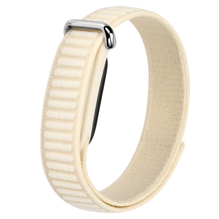 Wavy Two-Tone Nylon Hook and Loop Fastener Watch Band, For Google Fitbit Air