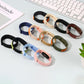 Wavy Two-Tone Nylon Hook and Loop Fastener Watch Band, For Google Fitbit Air
