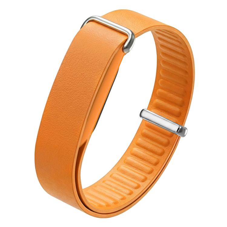 TPU Frame Integrated Microfiber Leather Loop Watch Band, For Google Fitbit Air