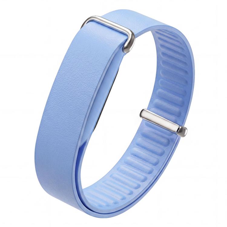 TPU Frame Integrated Microfiber Leather Loop Watch Band, For Google Fitbit Air
