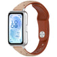Laser Engraved Star Two Tone Reverse Buckle Silicone Watch Band, For Huawei Band 11 / Band 11 Pro