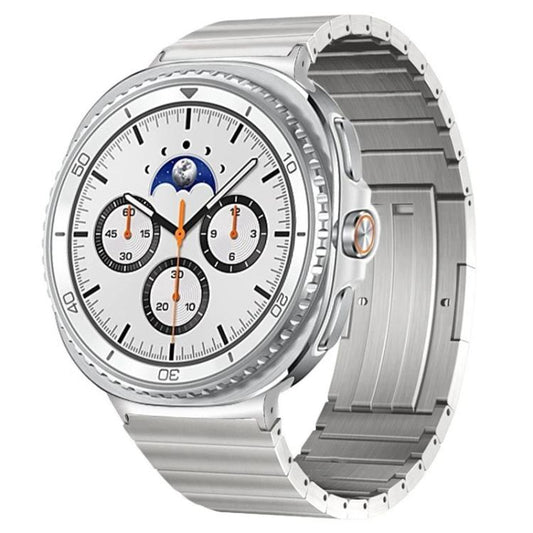 Integrated Folding Buckle Titanium Alloy Watch Band, For Galaxy Watch9 / 8 / 8 Classic
