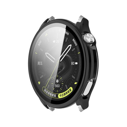 ENKAY Hat-Prince Full Coverage Tempered Glass Film Integrated PC Watch Case, For OPPO Watch S2
