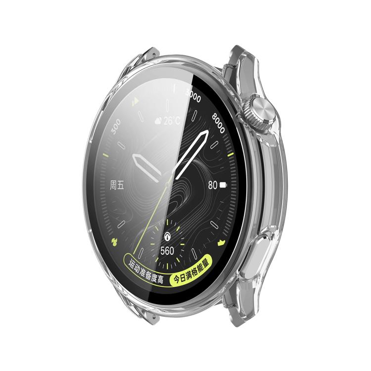 ENKAY Hat-Prince Full Coverage Tempered Glass Film Integrated PC Watch Case, For OPPO Watch S2