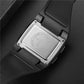 Back case of waterproof square digital watch with stainless finish