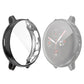 Black full-coverage TPU smartwatch case, curved screen cover and raised watch edges