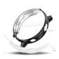 Black TPU watch case with clear screen cover, raised side buttons cutouts