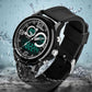 SANDA 793 large Dial Tide Watch Student Fashion Trend Multi Function Double Glow Waterproof Electronic Watch