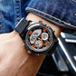 SANDA 793 large Dial Tide Watch Student Fashion Trend Multi Function Double Glow Waterproof Electronic Watch