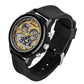 SANDA 793 large Dial Tide Watch Student Fashion Trend Multi Function Double Glow Waterproof Electronic Watch