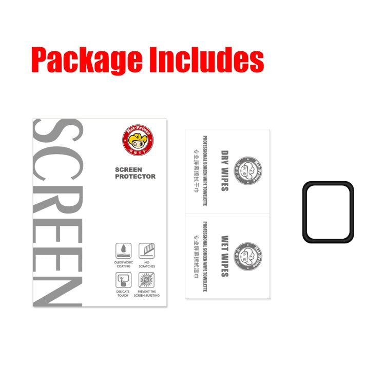 Screen protector accessory kit with protective film and alignment frame