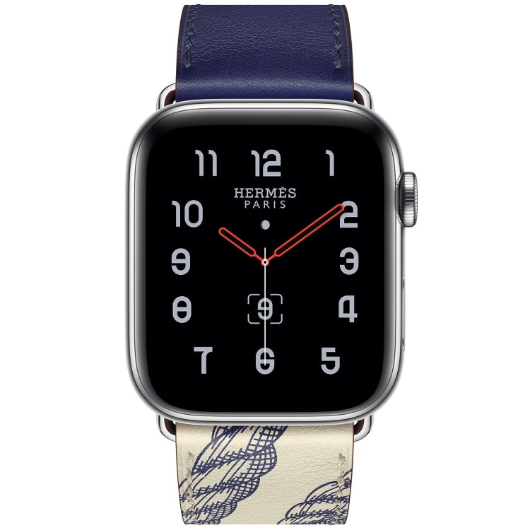 For Apple Watch 3 / 2 / 1 Generation 38mm Universal Silk Screen Psingle-ring Watchband