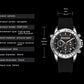 OCHSTIN 6125A Multi Function Chronograph Men  Sports Silicone Quartz Waterproof Men  Watch