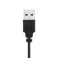 USB-A power plug with black data cable connector