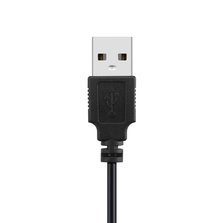USB-A power plug with black data cable connector