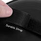 Black fabric strap attachment detail for the sticky target ball base