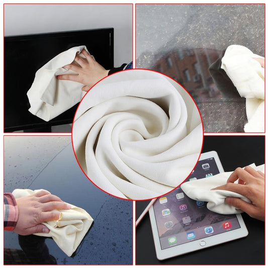 Natural Shammy Chamois Leather Car Cleaning Towels Drying Washing Cloth, Washing Cloth