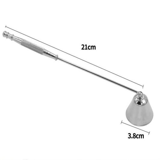 Bright Chrome Silver Candle Mask Candle Extinguisher Aroma Candle Candle Accessories, Candle Mask