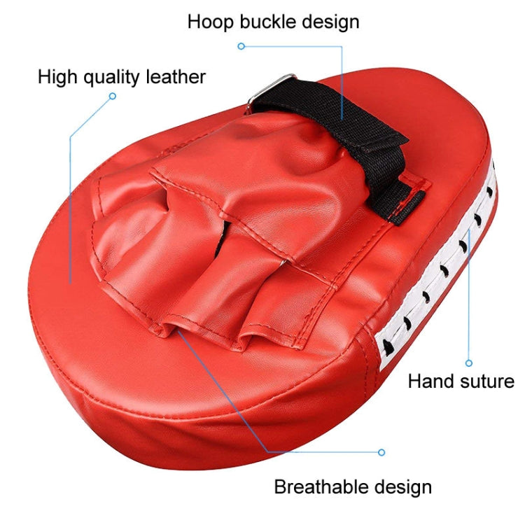 Arc Shape Martial Arts Sanda Boxing Training Hand Target, Arc Red