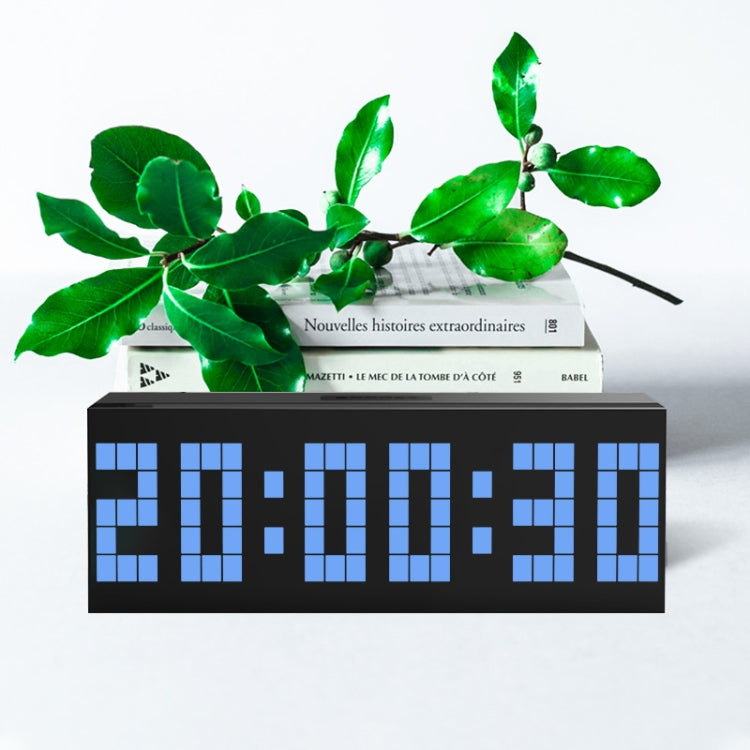 Digital Electronic Alarm Clock Creative LED Desk Clock US Plug, 4 Digits 5 Segments, 4 Digits 7 Segments, 6 Digits 5 Segments