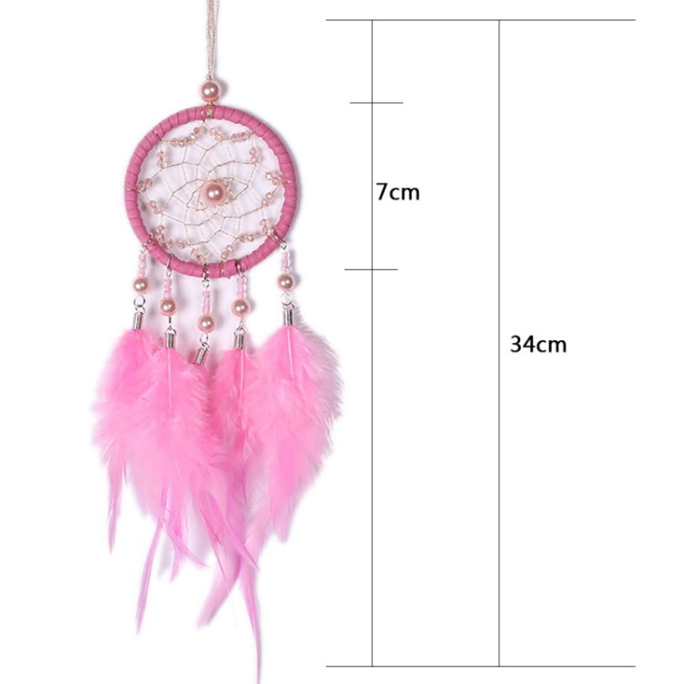 Mini Creative Dreamcatcher Crafts Hollow Wind Chime Car Hanging Decoration
