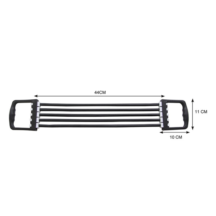 Portable Indoor 5-tube Adjustable Chest Expander Tensioner, 5-tube Tensioner