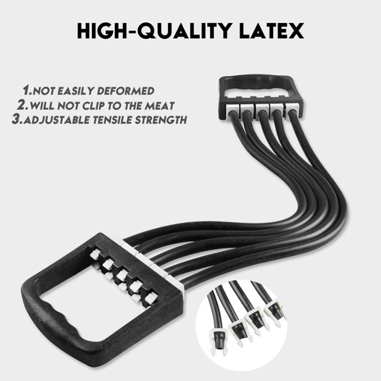Portable Indoor 5-tube Adjustable Chest Expander Tensioner, 5-tube Tensioner