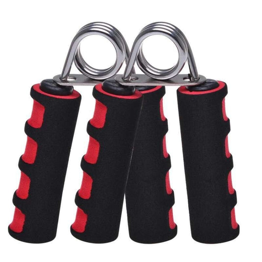 A Type 4.5mm Chrome-plated Fingerprint Two-color Cotton Sleeve Grip, Red, Blue