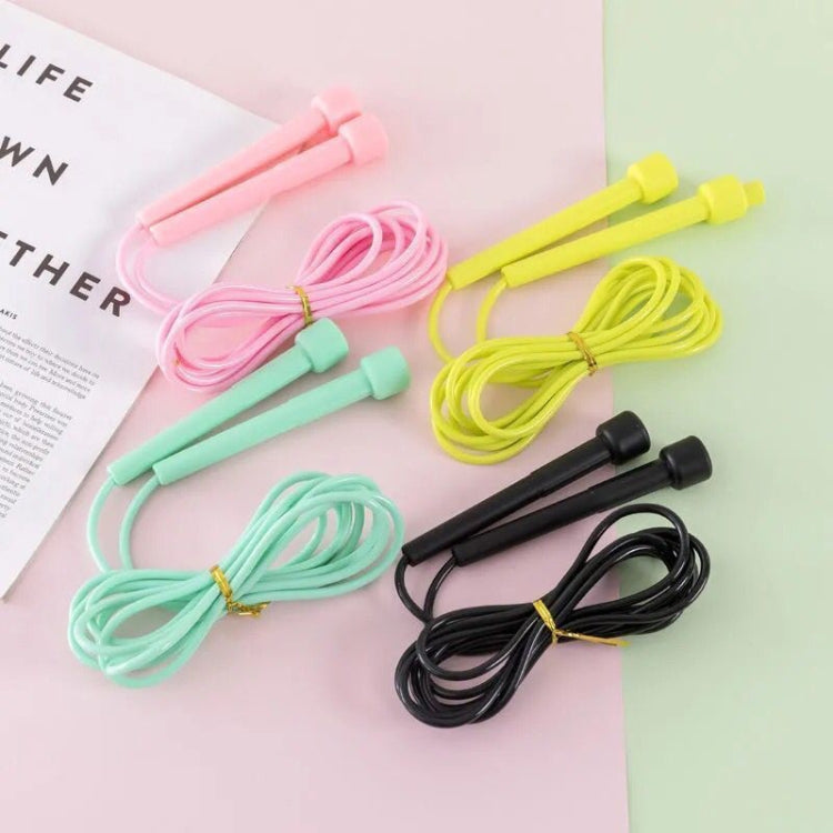 Colorful rubber skipping ropes with pen-shaped handles, set of 2