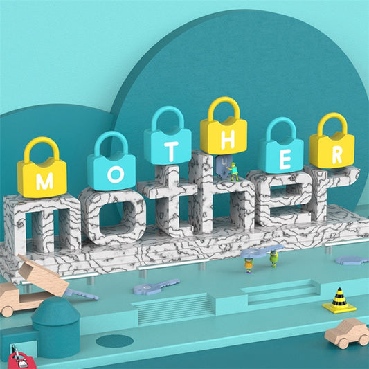 Children Alphanumeric and Number Matching Lock Early Educational Toys, Random Style Delivery, 3 PCS, 4 PCS, 6 PCS, 8 PCS, 10 PCS