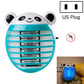 Cute panda mosquito killer lamp with blue LED grill and US plug