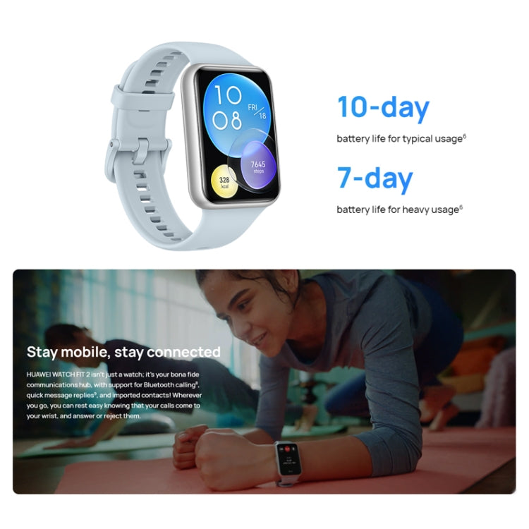 Smart sports watch with light blue band and blue digital time display