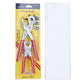 Punch pliers retail package with blister card and white protective sleeve