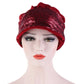 Women Breathable Wild Empty Top Hat Sequined Turban Hat, One Size