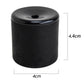 Black squeeze fart bucket toy with round lid and size markings shown