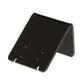 Black acrylic earring display stand with U-shaped back and front tabs