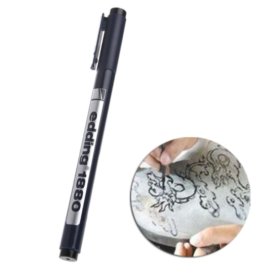 Engraver pen tool with dark barrel and fine metal tip for DIY etching