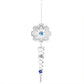Foldable Metal Sheets Iron Wire Wind Chimes Home Garden Decoration