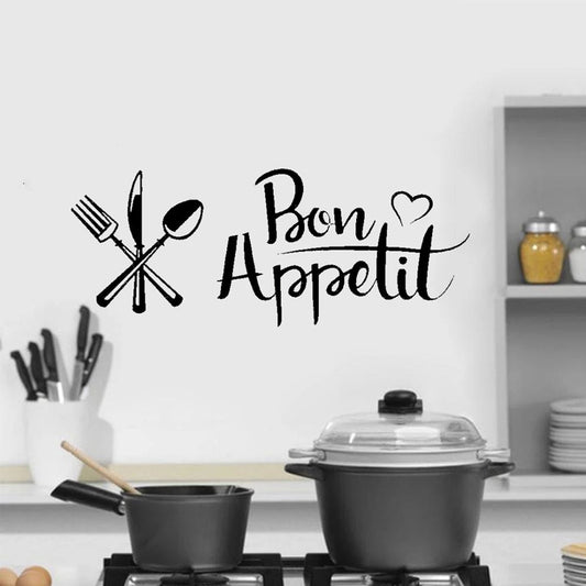 DIY Knife And Fork Removable Wall Decal Family Mural Art 3D Home Decor, Knife And Fork